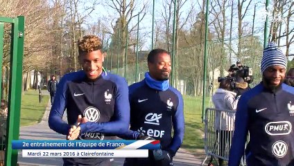Entrainement de l'Equipe de France mardi à Clairefontaine