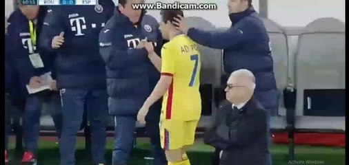 Sapin Try To Score - Romania - Spain