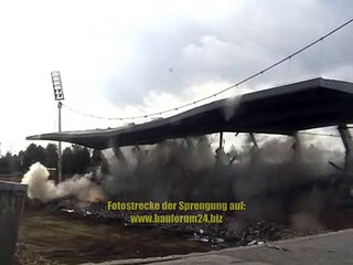 EPIC FAIL Sprengung Bökelberg Stadion misslingt! Borussia Mönchengladbach Blasting of Stad
