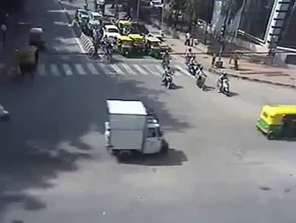 Road Accident   Bike and Auto by Bangalore Traffic Police   YouTube (Comic FULL HD 720P)