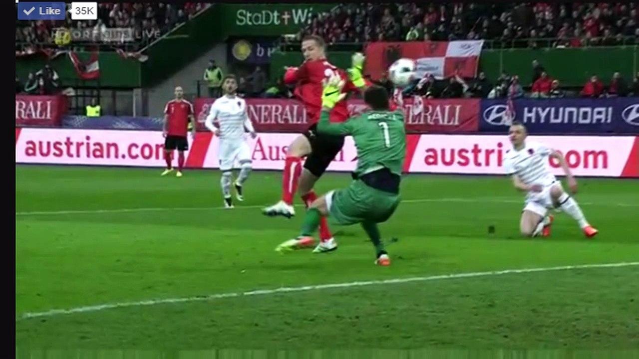 6' Janko M. GOAL - Austria 1-0 Albania 26.03.2016