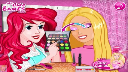 Barbie Wedding Hair and Makeup - Disney Princess Ariel and Barbie Game
