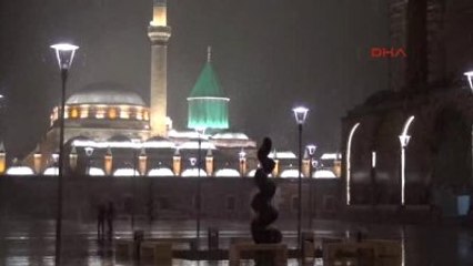 Konya'da Kar Yağışı