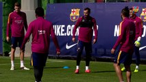 FC Barcelona training session: Workouts continue at the Ciutat Esportiva