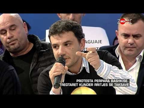 Zone e lire - Protesta perpara bashkise. Tregtaret kunder rritjes se taksave! (19 shkurt 2016)