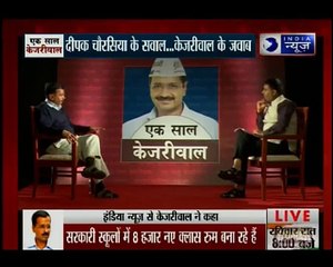 Arvind Kejriwal's Exclusive Interview with Deepak Chaurasia on India News 4
