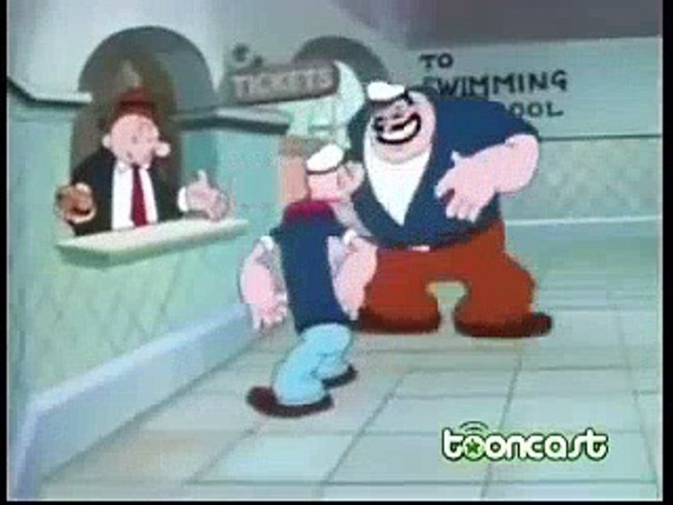 Popeye The Sailor I Wanna Be A Lifeguard (Colorized) Popeye Cartoon