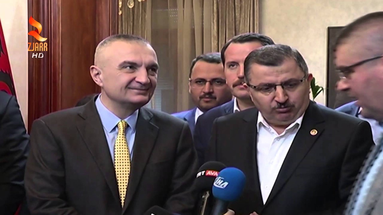 360° Gradë -ILIR META PRET NJË DELEGACION TURK, SI DHE Z  AHMET GUNDOGDU