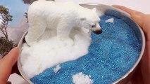 How-To ● Glitter Polar Bear with Snowy Ocean ● DIY Lovely Stuff