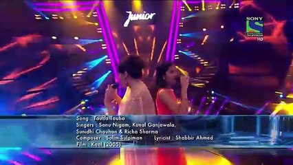 BENNY DAYAL ,SRILAKSHMI,NITHYASHREE,VIDHI JASWAL Indian Idol Junior TOP 13 Elimination