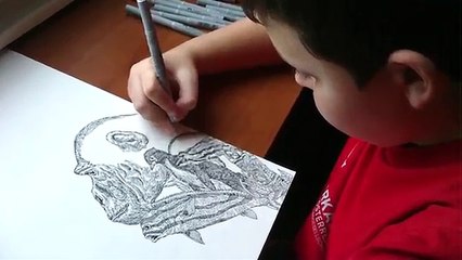 Ha solo 11 anni Ma E’ Già Un Prodigioso Artista… I Suoi Disegni Vi Lasceranno A Bocca Aperta!