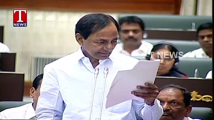 CM KCR Full Speech In Assembly  Telangana Assembly 2016  T News 14