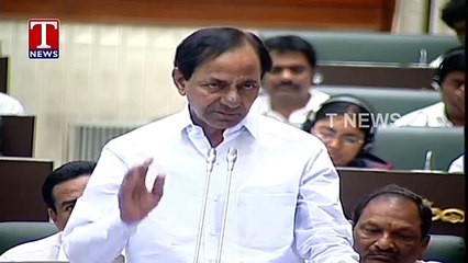 CM KCR Full Speech In Assembly  Telangana Assembly 2016  T News 15