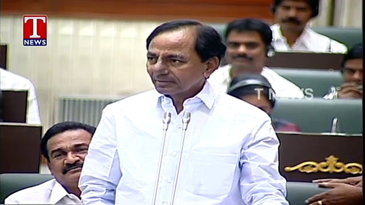 CM KCR Full Speech In Assembly  Telangana Assembly 2016  T News 34