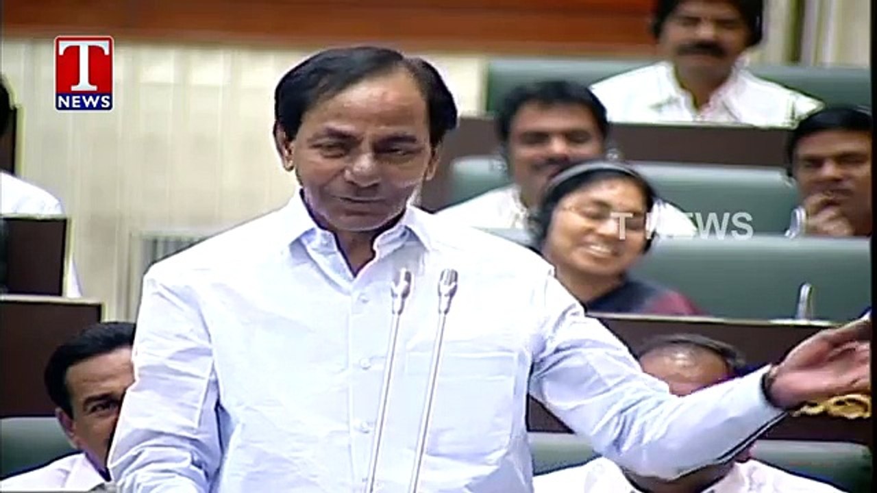 CM KCR Full Speech In Assembly  Telangana Assembly 2016  T News 44