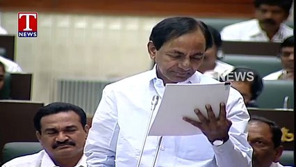 CM KCR Full Speech In Assembly  Telangana Assembly 2016  T News 3