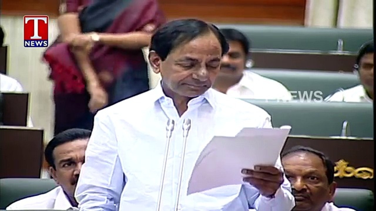 CM KCR Full Speech In Assembly  Telangana Assembly 2016  T News 11