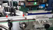 automatic pet small bottle adhesive labeling machine shrink tamper evident sleeving solution