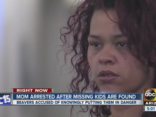 Mom arrested after leaving kids alone, kids disappear
