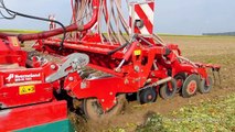 Drilling winter barley | gerst zaaien | John Deere 6210R + Kverneland | KMWP [[one-shot]]