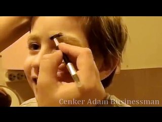 cenker adam zombi makyaj [child zombie make up]