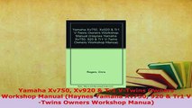 Download  Yamaha Xv750 Xv920  Tr1 VTwins Owners Workshop Manual Haynes Yamaha Xv750 920  Tr1 PDF Full Ebook