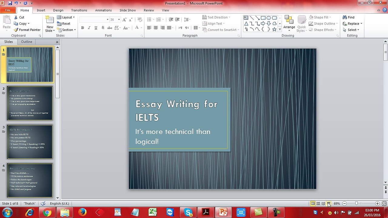 IELTS Essays Introduction
