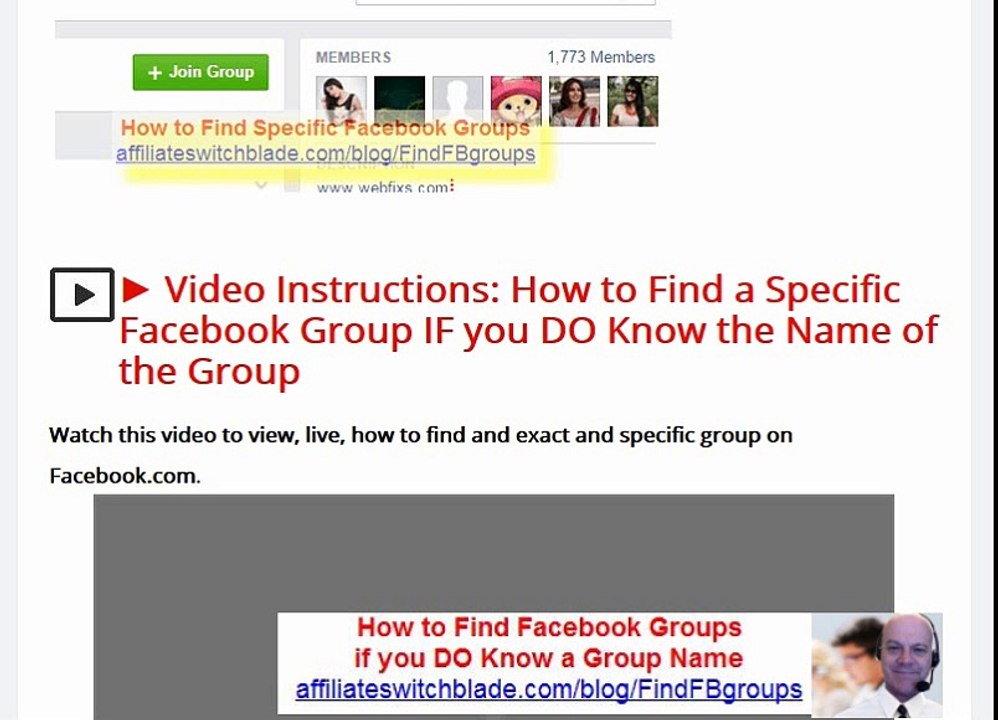 ➜  How to Find a Specific Facebook Groups IF you DO Know the Specific Name of a Group1