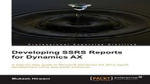 Download Developing SSRS Reports for Dynamics AX
