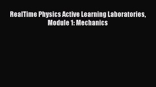 Download RealTime Physics Active Learning Laboratories Module 1: Mechanics PDF Free