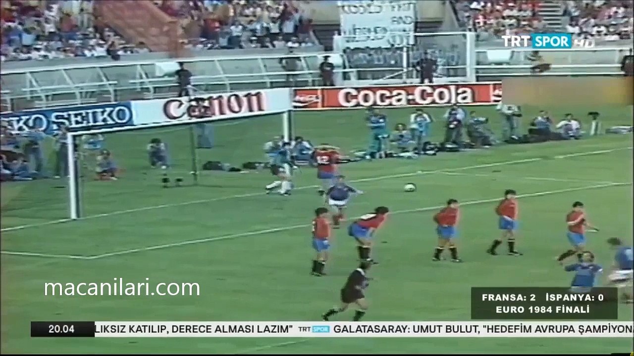 [HD] 27.06.1984 - UEFA EURO 1984 Final Match France 2-0 Spain - Fransa 2-0 İspanya