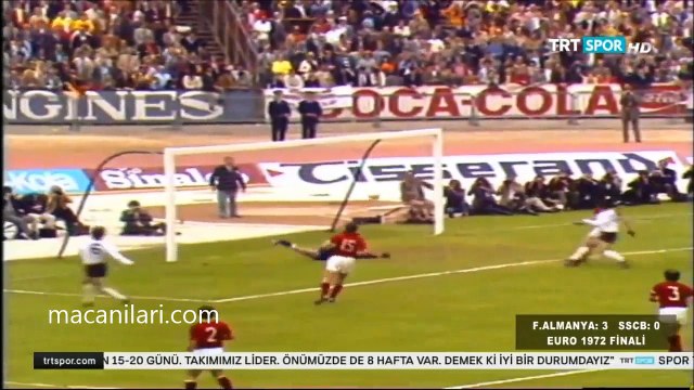 [HD] 18.06.1972 - UEFA EURO 1972 Final Match West Germany 3-0 CCCP - Batı Almanya 3-0 SSCB