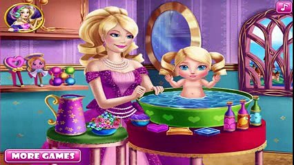 Barbie Princess Baby Wash - Barbie Baby Bathing Game for Girls