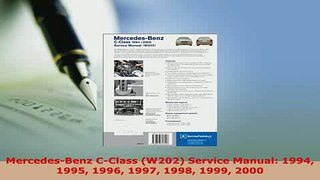 PDF  MercedesBenz CClass W202 Service Manual 1994 1995 1996 1997 1998 1999 2000 Download Online