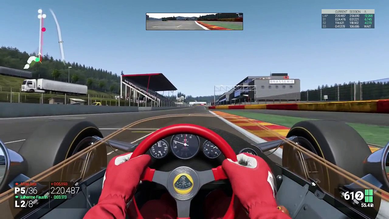 Project Cars | Lotus Type 49 Cosworth | Spa Francorchamps 8 Lap Race