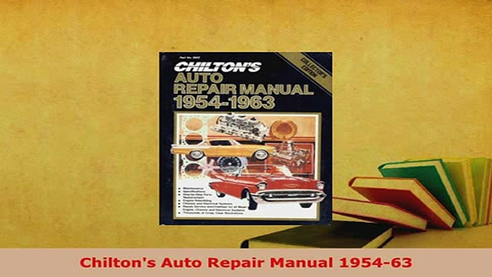PDF  Chiltons Auto Repair Manual 195463 Download Online