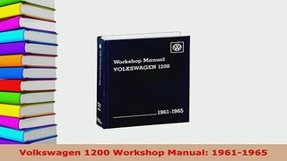 PDF  Volkswagen 1200 Workshop Manual 19611965 Download Full Ebook