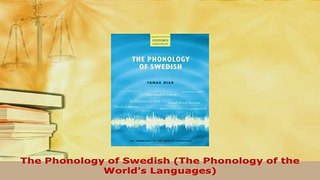 PDF  The Phonology of Swedish The Phonology of the Worlds Languages Ebook
