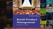Retail Product Management Buying and Merchandising
