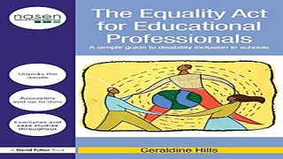 Read The Equality Act for Educational Professionals  A simple guide to disability inclusion in