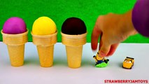 Cars 2 Play Doh Shopkins Spongebob Monsters University Minions Surprise Eggs by StrawberryJamToys
