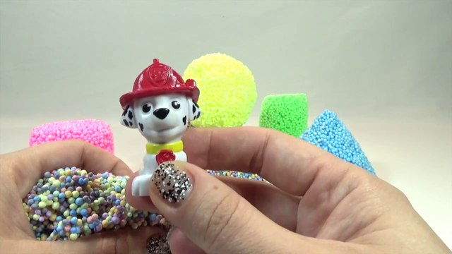 Необычные сюрпризы из пластилина с героями мультиков Щенячий Патруль , Маша и Медведь и другие