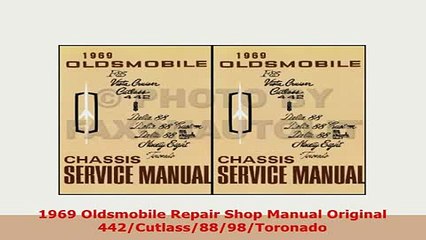 Download  1969 Oldsmobile Repair Shop Manual Original 442Cutlass8898Toronado Download Online