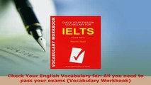 PDF  Check Your English Vocabulary for All you need to pass your exams Vocabulary Workbook Read Online
