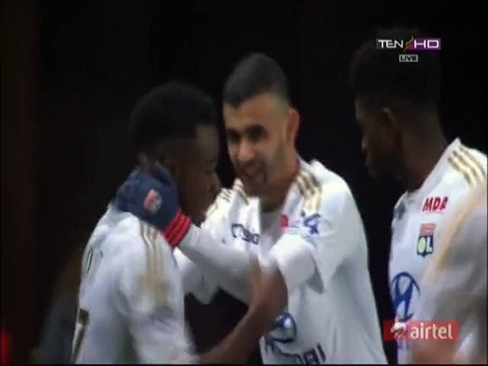 0-1 Rachid Ghezzal Goal | Rennes v. Olympique Lyonnais - 13.03.2016 HD