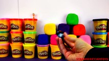 Batman Play Doh Spiderman Peppa Pig Spongebob Angry Birds Moshi Surprise Eggs StrawberryJamToys