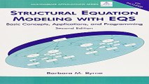 Download Structural Equation Modeling With EQS  Basic Concepts  Applications  and Programming