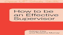 Read How to be an Effective Supervisor  Best practice in research student supervision Ebook pdf