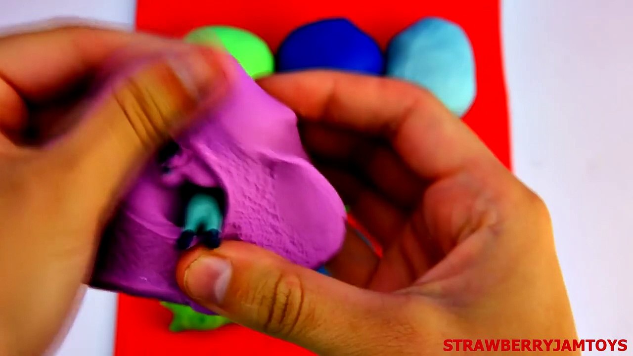 Cars 2 Play Doh Minions Pokemon MLP Sesame Street Moshi Monsters Surprise Eggs StrawberryJamToys