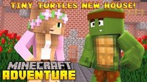 Minecraft - Little Kelly Adventures - VISITING TINY TURTLES NEW HOUSE